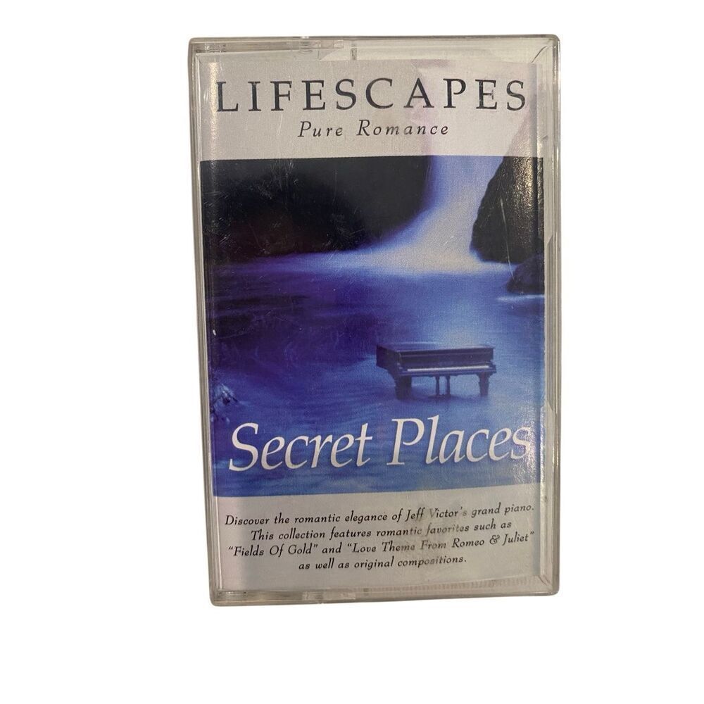 Lifescapes Secret Places Pure Romance Cassette Tape Jeff Victor Piano Instrument